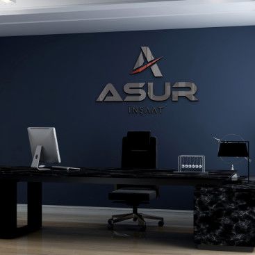 ASUR İNŞAAT İÇİN LOGO TASARIM yarışmasına tasarımcı Gökko0 tarafından sunulan  tasarım 