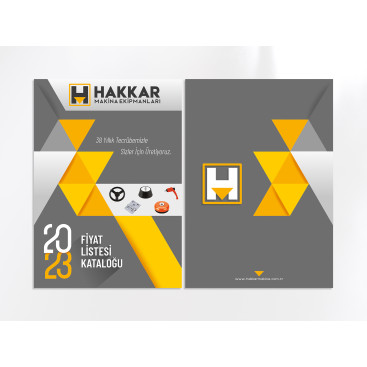 HAKKAR MAKİNA FİYAT LİSTESİ KAPAK SAYFA yarışmasına tasarımcı dora1 tarafından sunulan  tasarım 