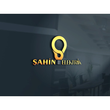 Şahin Elektrik Logo Tasarımı yarışmasına tasarımcı AhmetORAK tarafından sunulan  tasarım 