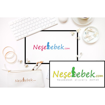 NeşeBebek.com Logo Tasarımı 355x100 px yarışmasına tasarımcı Cerenium tarafından sunulan  tasarım