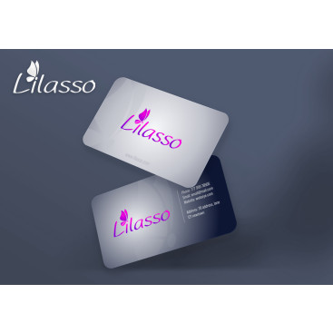 ''LİLASSO'' MARKASI İÇİN LOGO-KARTVİZİT yarışmasına tasarımcı grfkismail tarafından sunulan  tasarım
