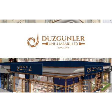 Yeni açılacak unlu mamüller-pastane-cafe yarışmasına tasarımcı Etrah™ tarafından sunulan  tasarım 