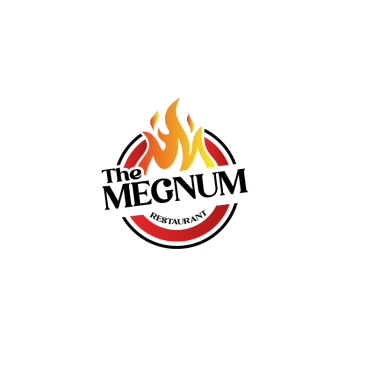 The Megnum Restoranı İçin Logo Tasarım. yarışmasına tasarımcı Duygu S tarafından sunulan  tasarım 