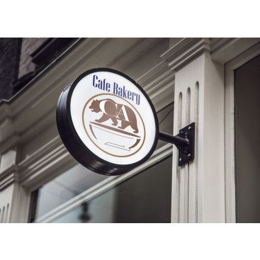 Amerika'da bakery cafe aciyoruz yarışmasına tasarımcı Finesse tarafından sunulan  tasarım 