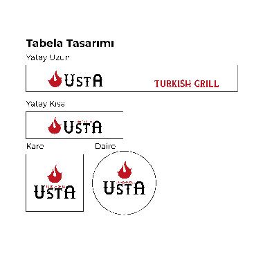 İngiltere'de Türk Restoranı -Tabela Logo yarışmasına tasarımcı FSU Design tarafından sunulan  tasarım 
