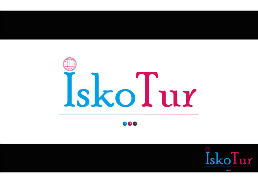 İSKO TUR SEYAHAT ACENTASI LOGOSU yarışmasına tasarımcı Technozede tarafından sunulan  tasarım 