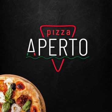 APERTO PİZZA LOGOSUNU ARIYOR yarışmasına tasarımcı grfkismail tarafından sunulan  tasarım 