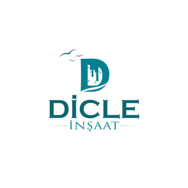 DİCLE İNŞAATA LOGO TASARIMI yarışmasına tasarımcı ozlem45 tarafından sunulan  tasarım 