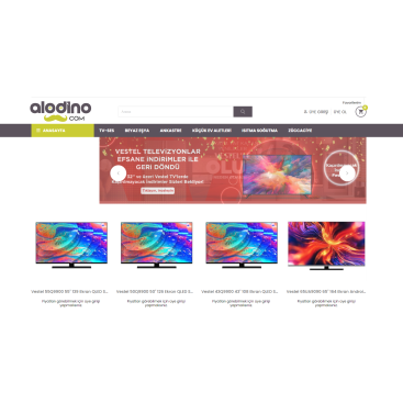 (alodino.com) e ticaret sitesi için  yarışmasına tasarımcı 269529 tarafından sunulan  tasarım 
