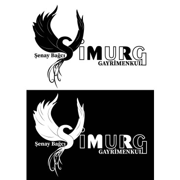 Simurg gayrimenkul yatırım danışmanlık  yarışmasına tasarımcı Simru tarafından sunulan  tasarım 