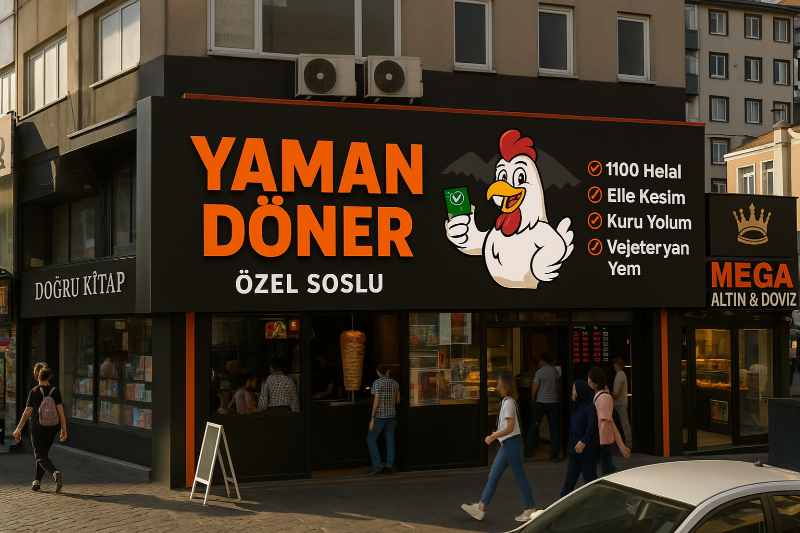 Tasarlayan yeki-Kuru Yolum Helal Tavuk Döner Markası 