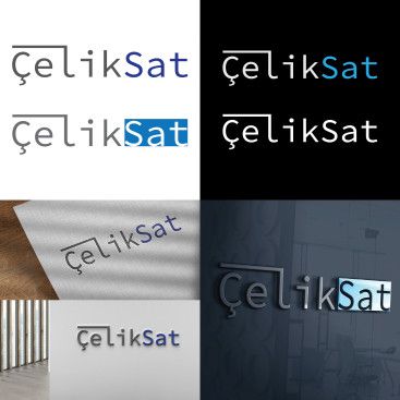 Çelik satışı yapan firmamız için logo yarışmasına tasarımcı seydanurblgn tarafından sunulan  tasarım 