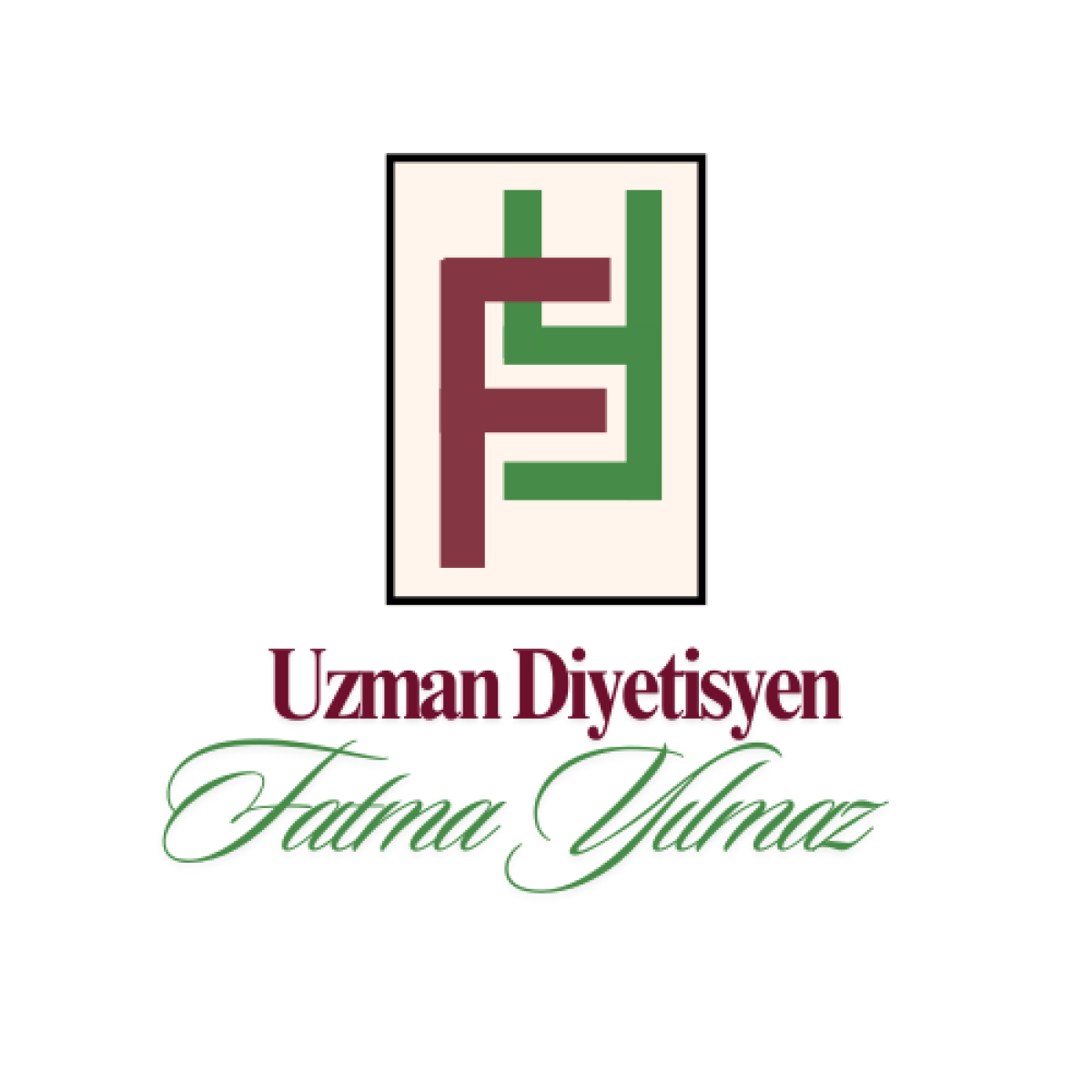 Tasarlayan tasarım_logo-Uzman Diyetisyen Fatma Yılmaz