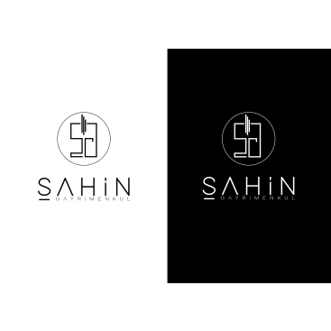 Şahin Gayrimenkul Logo + Kurumsal Kimlik yarışmasına tasarımcı Gizem SC tarafından sunulan  tasarım 
