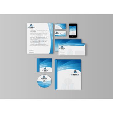 ERVE İnşaat İçin Logo+KurumsalKimlik yarışmasına tasarımcı tubanur tarafından sunulan  tasarım 