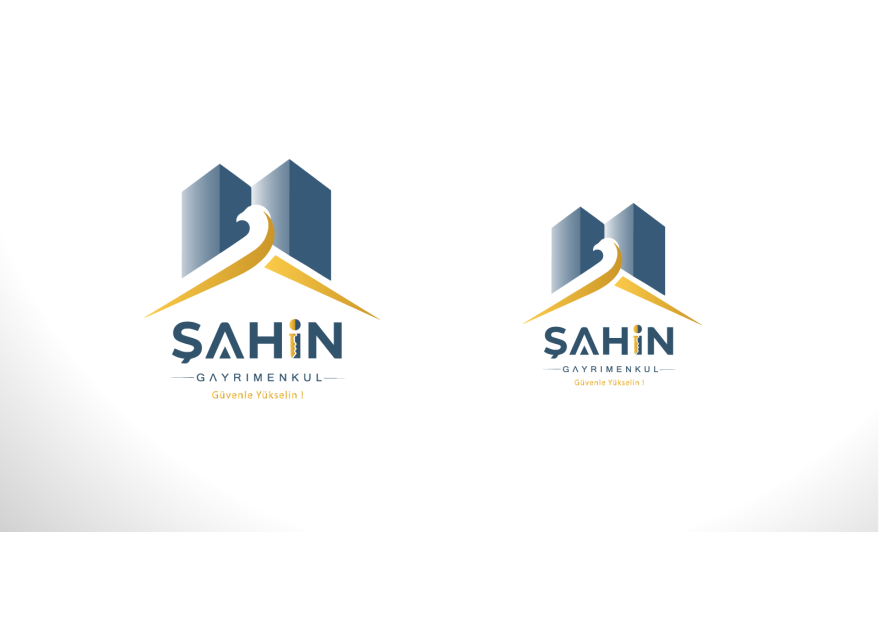 Şahin Gayrimenkul Logo + Kurumsal Kimlik yarışmasına tasarımcı izdüsümü tarafından sunulan  tasarım 