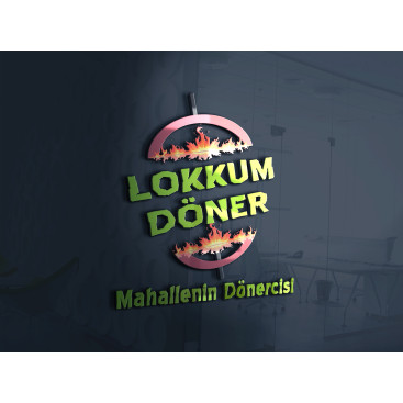 LOKKUM DÖNER LOGO TASARIMI yarışmasına tasarımcı Flu Medya™ tarafından sunulan  tasarım 