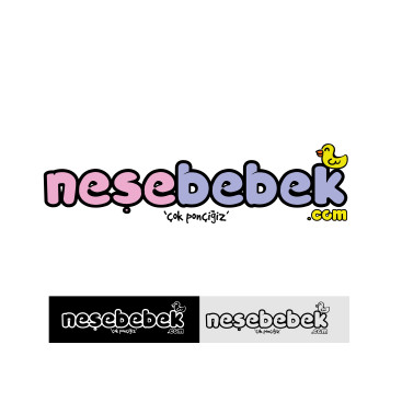 NeşeBebek.com Logo Tasarımı 355x100 px yarışmasına tasarımcı E C K tarafından sunulan  tasarım