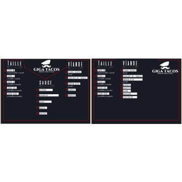 Fast Food Menüsü Tasarimi yarışmasına tasarımcı Ekin Bulut tarafından sunulan  tasarım 