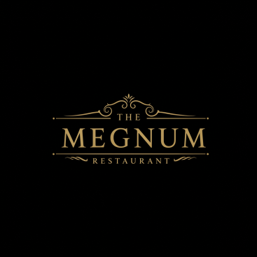 The Megnum Restoranı İçin Logo Tasarım. yarışmasına tasarımcı Freelancetasarim tarafından sunulan  tasarım 