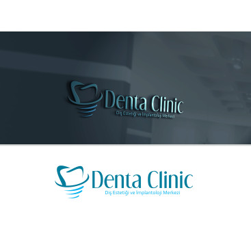 Diş kliniği logo tasarımı yarışmasına tasarımcı ELORA DESIGN tarafından sunulan  tasarım 