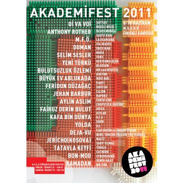 Akademifest 2011 Afiş Tasarımı yarışmasına tasarımcı himhili tarafından sunulan  tasarım 