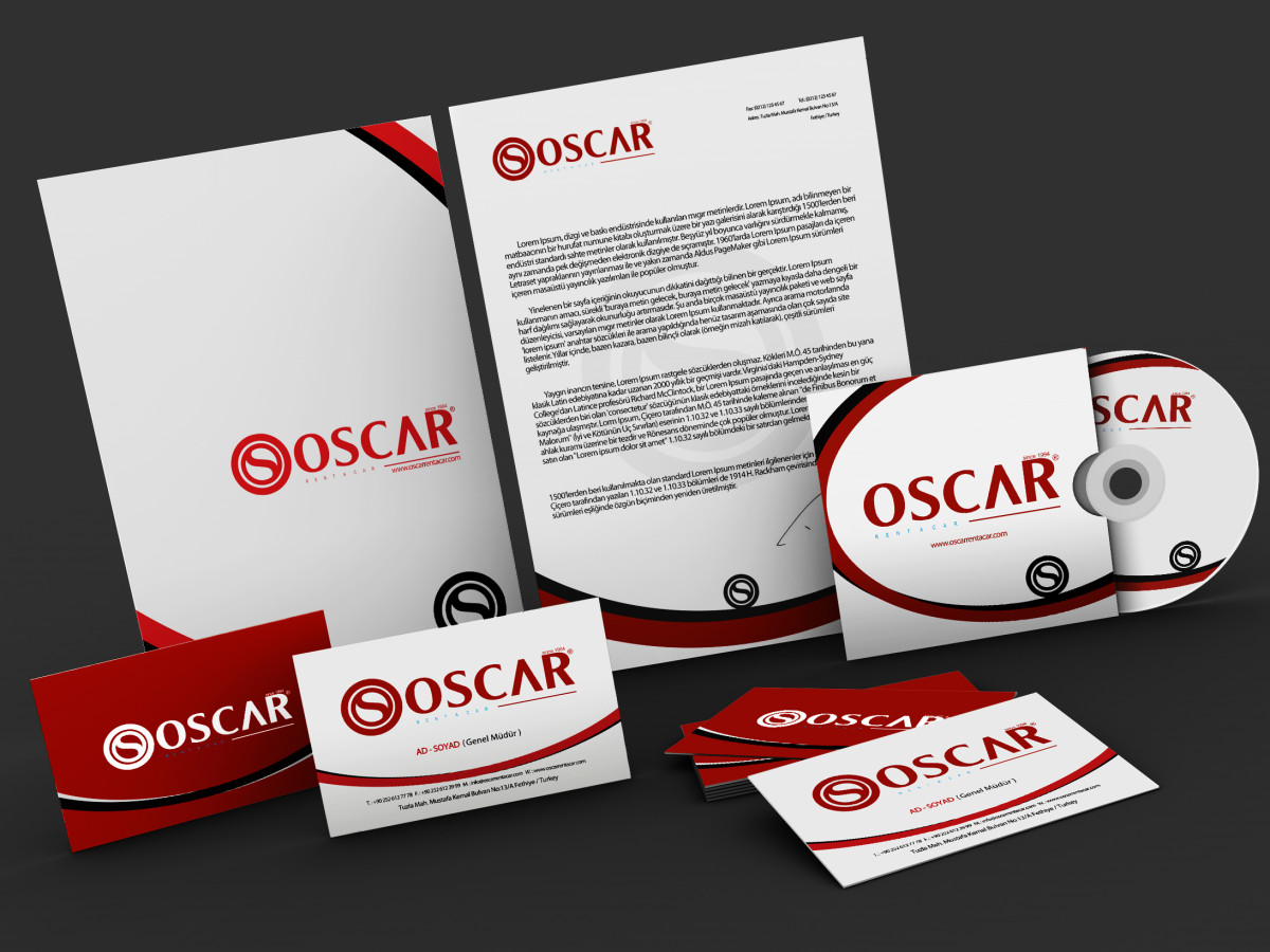 Tasarlayan uaslanpay-OSCAR TURİZM KURUMSAL KİMLİK TASARIMI