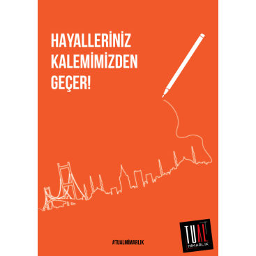 TUAL MİMARLIK - AFİŞ TASARIMI  yarışmasına tasarımcı Pinkf tarafından sunulan  tasarım 