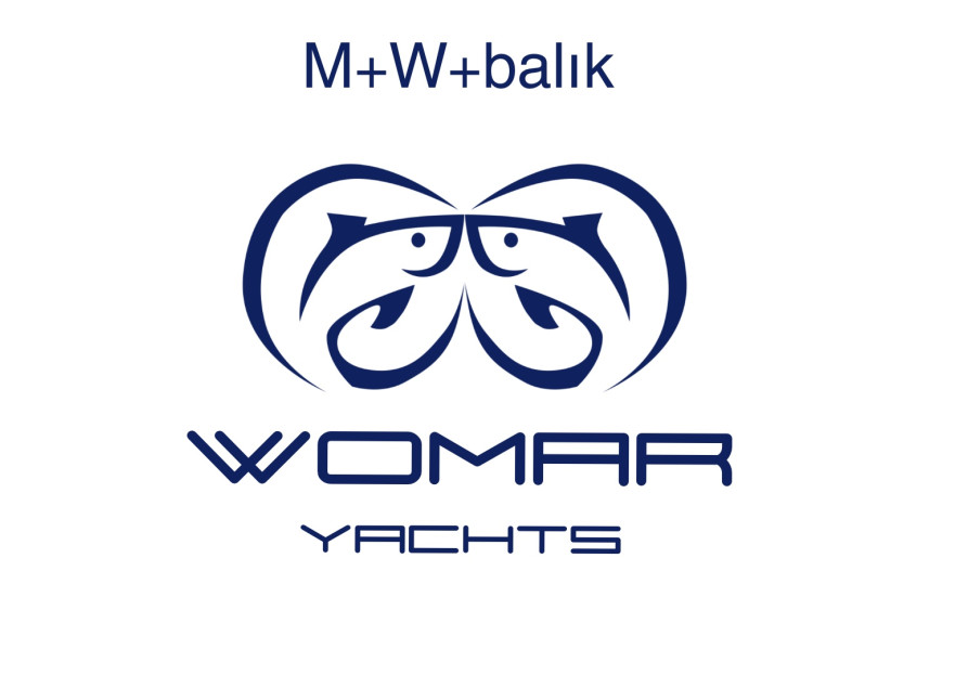 Yeni kurulan yat imalat firmamıza logo yarışmasına tasarımcı muka production tarafından sunulan  tasarım 