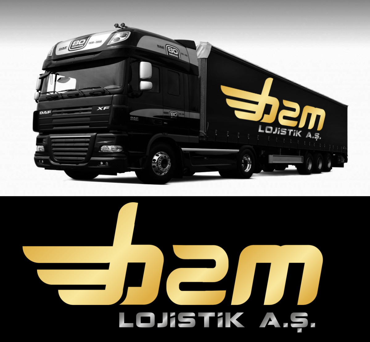 Tasarlayan Bluewolf34-Lojistik şirketi kurumsal+logo 