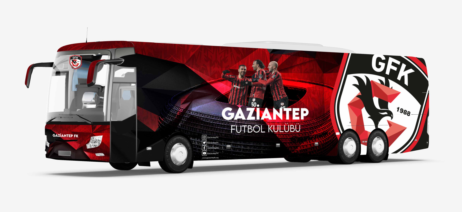 Tasarlayan RedNeckTR-Gaziantep FK Takım Otobüsü Tasarımı