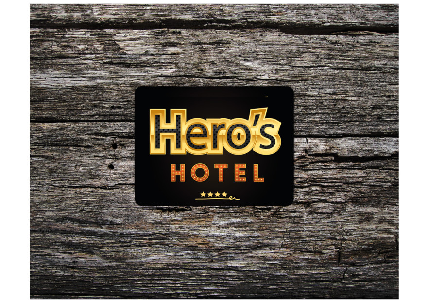 Hero’s hotel logo veya logotype yarışmasına tasarımcı Mucize ★☆✮✯★ tarafından sunulan  tasarım 