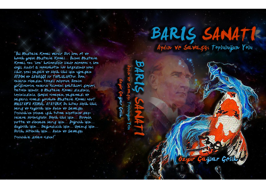 Kitap kapağı tasarımı yarışmasına tasarımcı Meriiela tarafından sunulan  tasarım 