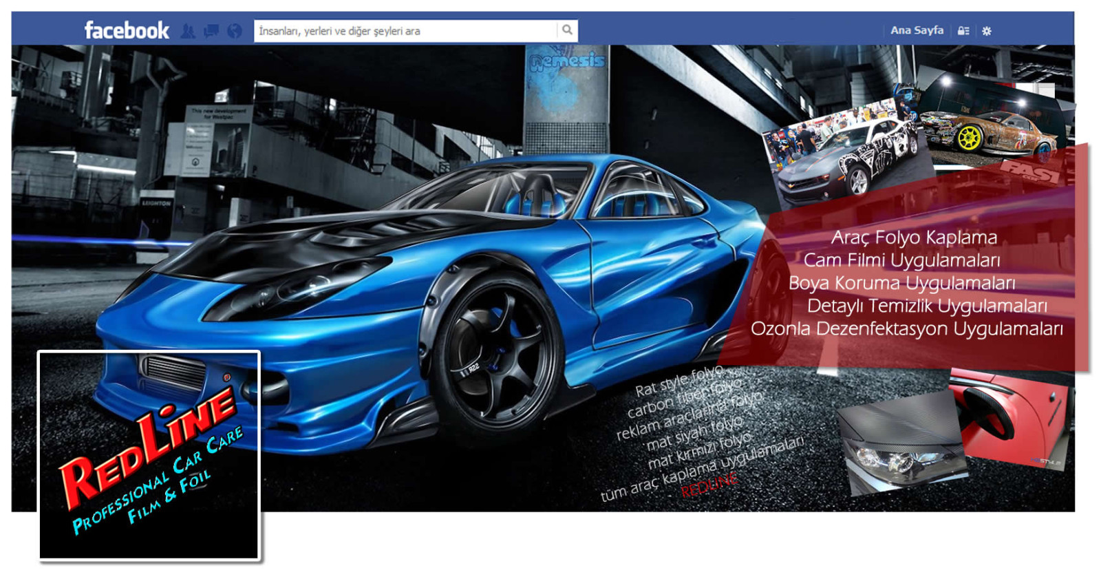 Tasarlayan ekrem-Redline Professional Car Care 