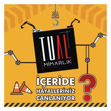 TUAL MİMARLIK - AFİŞ TASARIMI  yarışmasına tasarımcı Buzperisi38 tarafından sunulan  tasarım 