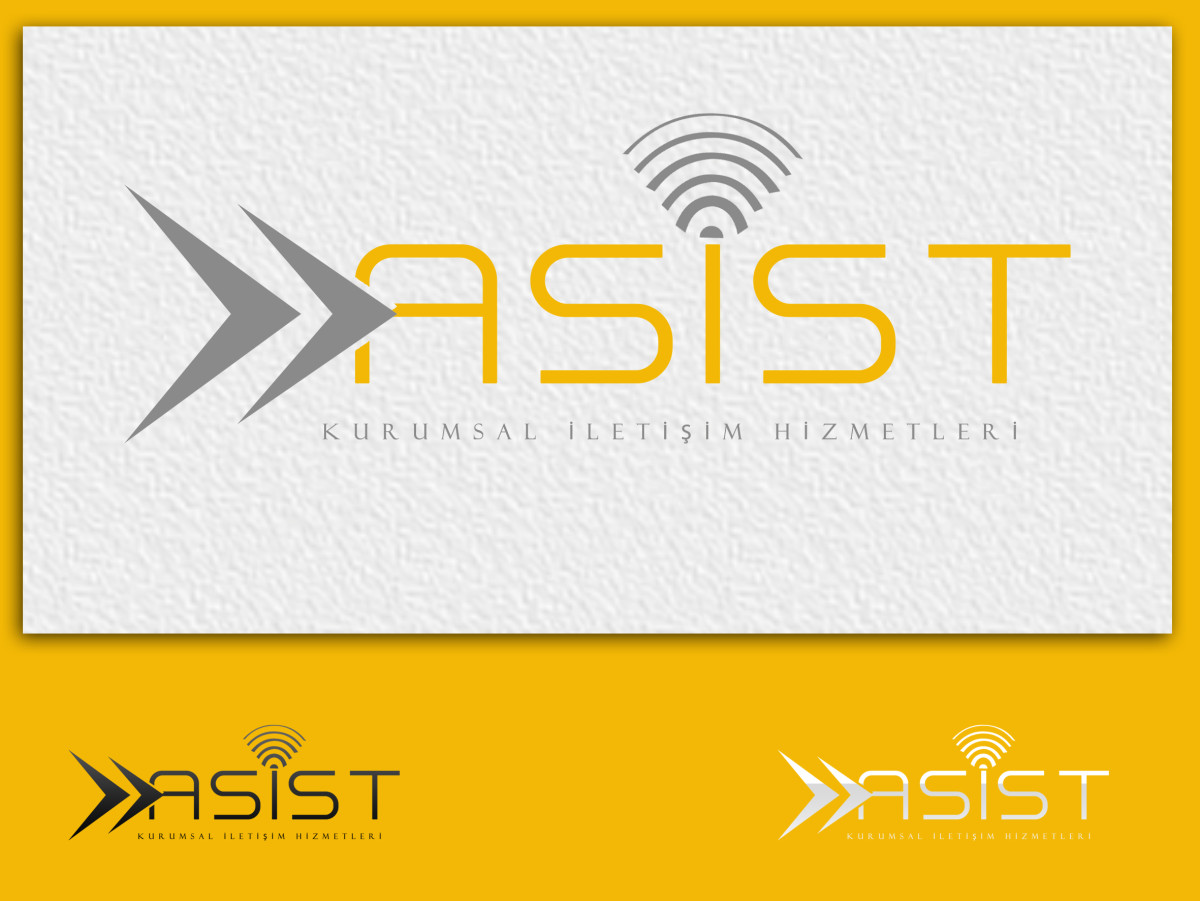 Tasarlayan utku2002-ASİST KURUMSAL İLETİŞİM İÇİN LOGO