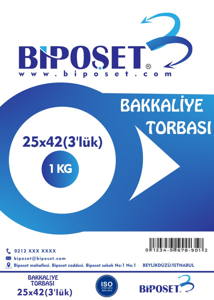 Tasarlayan MuhammedTalha-BAKKALİYE TORBASI  DIŞ AMBALAJ TASARIMI