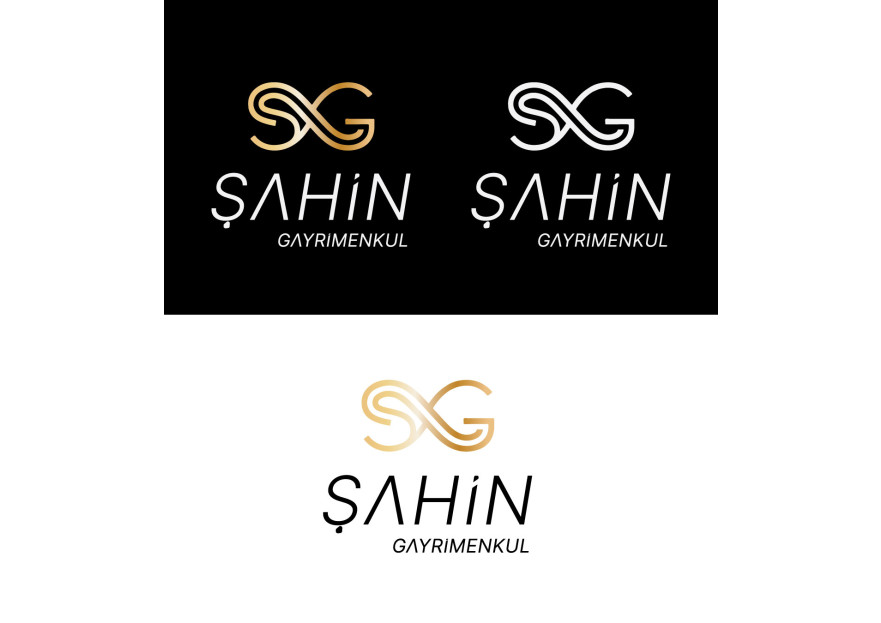 Şahin Gayrimenkul Logo + Kurumsal Kimlik yarışmasına tasarımcı rabiayilms tarafından sunulan  tasarım 