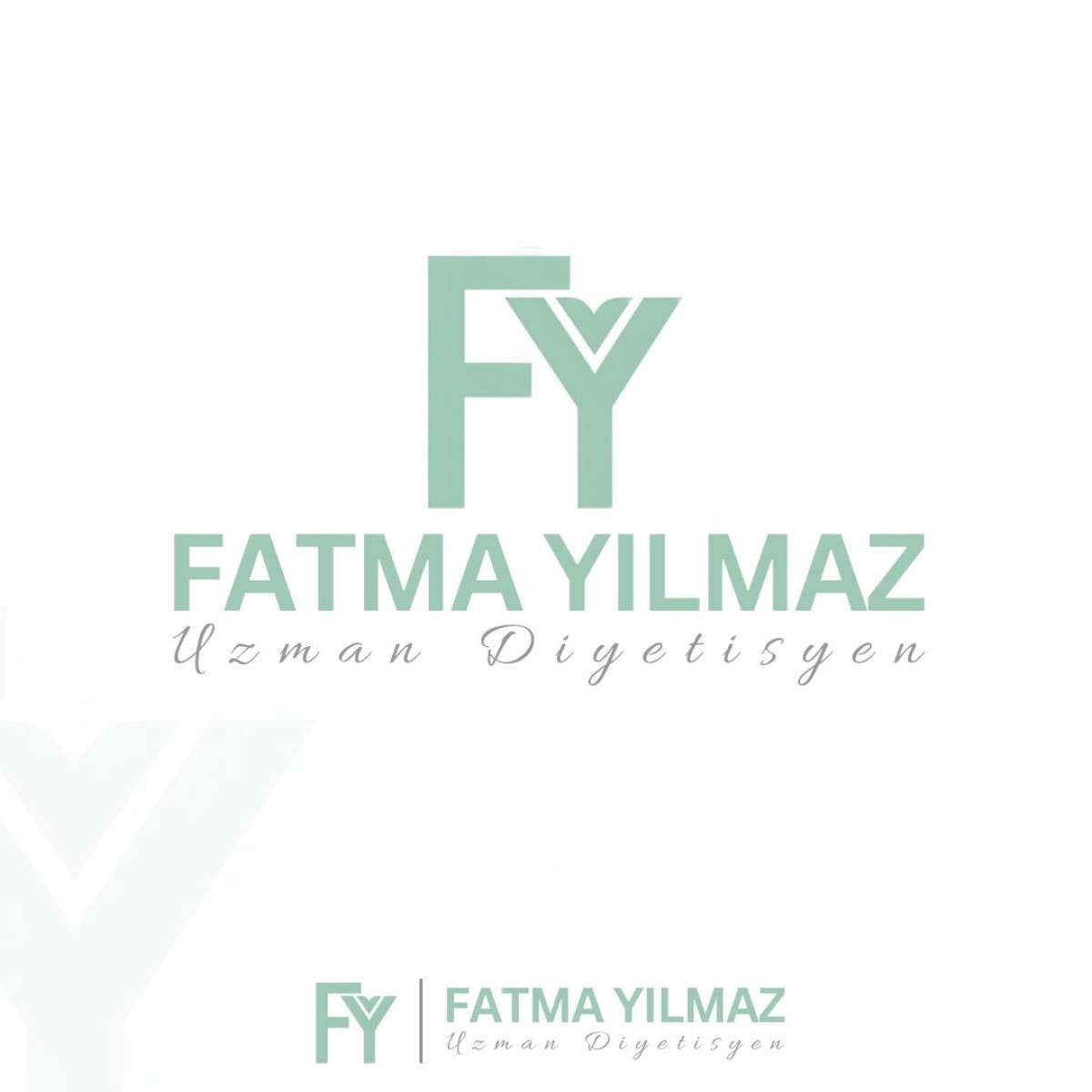 Tasarlayan logotasarımı-Uzman Diyetisyen Fatma Yılmaz