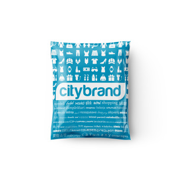 kargo poşeti logo tasarımı yarışmasına tasarımcı ALFA™ tarafından sunulan  tasarım 