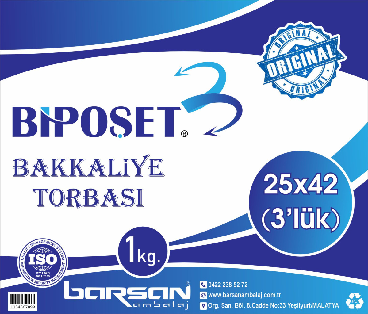 Tasarlayan 443618-BAKKALİYE TORBASI  DIŞ AMBALAJ TASARIMI