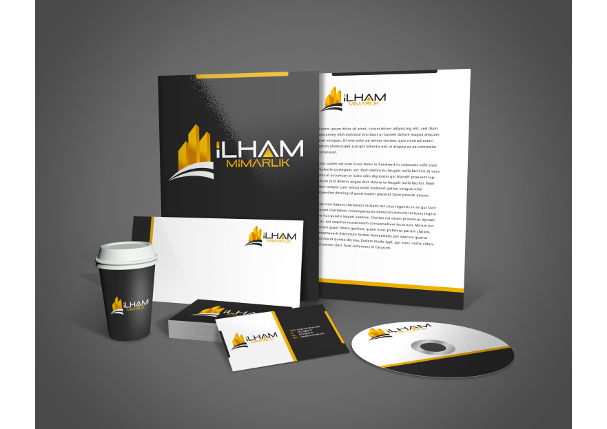 Mimarlık Ofisi İçin Kurumsal Kimlik-Logo yarışmasına tasarımcı designburak tarafından sunulan  tasarım 