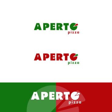 APERTO PİZZA LOGOSUNU ARIYOR yarışmasına tasarımcı gokhandesignr tarafından sunulan  tasarım 