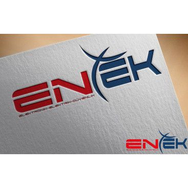 elektironik firma logosu yarışmasına tasarımcı enesguldali tarafından sunulan  tasarım 