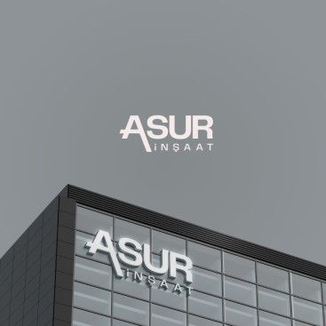 ASUR İNŞAAT İÇİN LOGO TASARIM yarışmasına tasarımcı yeninesilgrafik tarafından sunulan  tasarım 