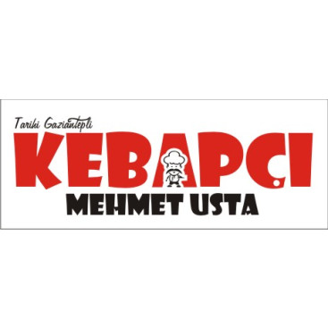 Kebapçı Mehmet Usta yarışmasına tasarımcı modulreklam tarafından sunulan  tasarım