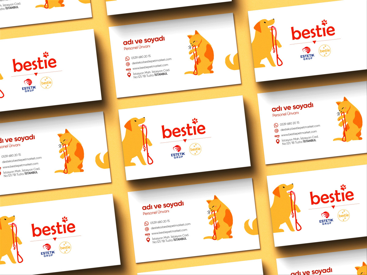 Tasarlayan 464124-Bestie Markamız için kurumsal kartvizit 