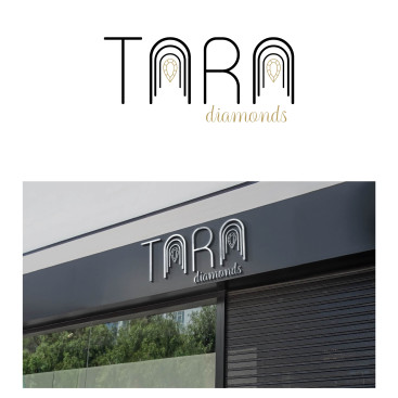 TARA diamonds Logo Tasarımı yarışmasına tasarımcı SultBade tarafından sunulan  tasarım 