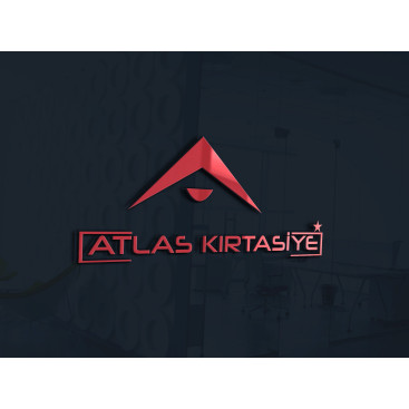 Atlas Kırtasiye yeni logosunu arıyor  yarışmasına tasarımcı rAksa tarafından sunulan  tasarım 