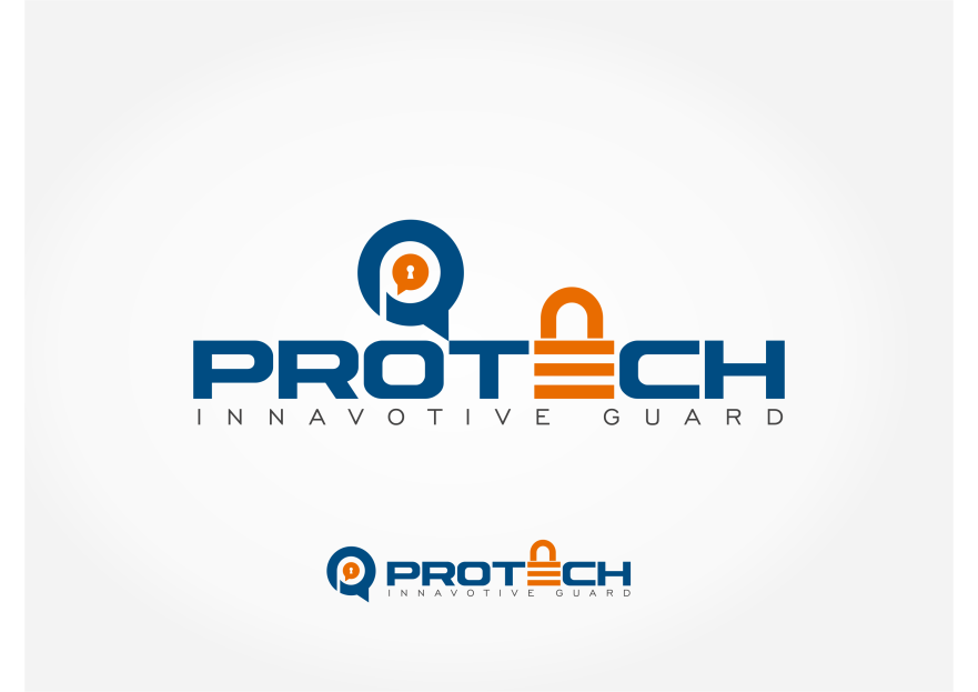 Protech Güvenlik Logo-amblem tasarımı yarışmasına tasarımcı ELORA DESIGN tarafından sunulan  tasarım 